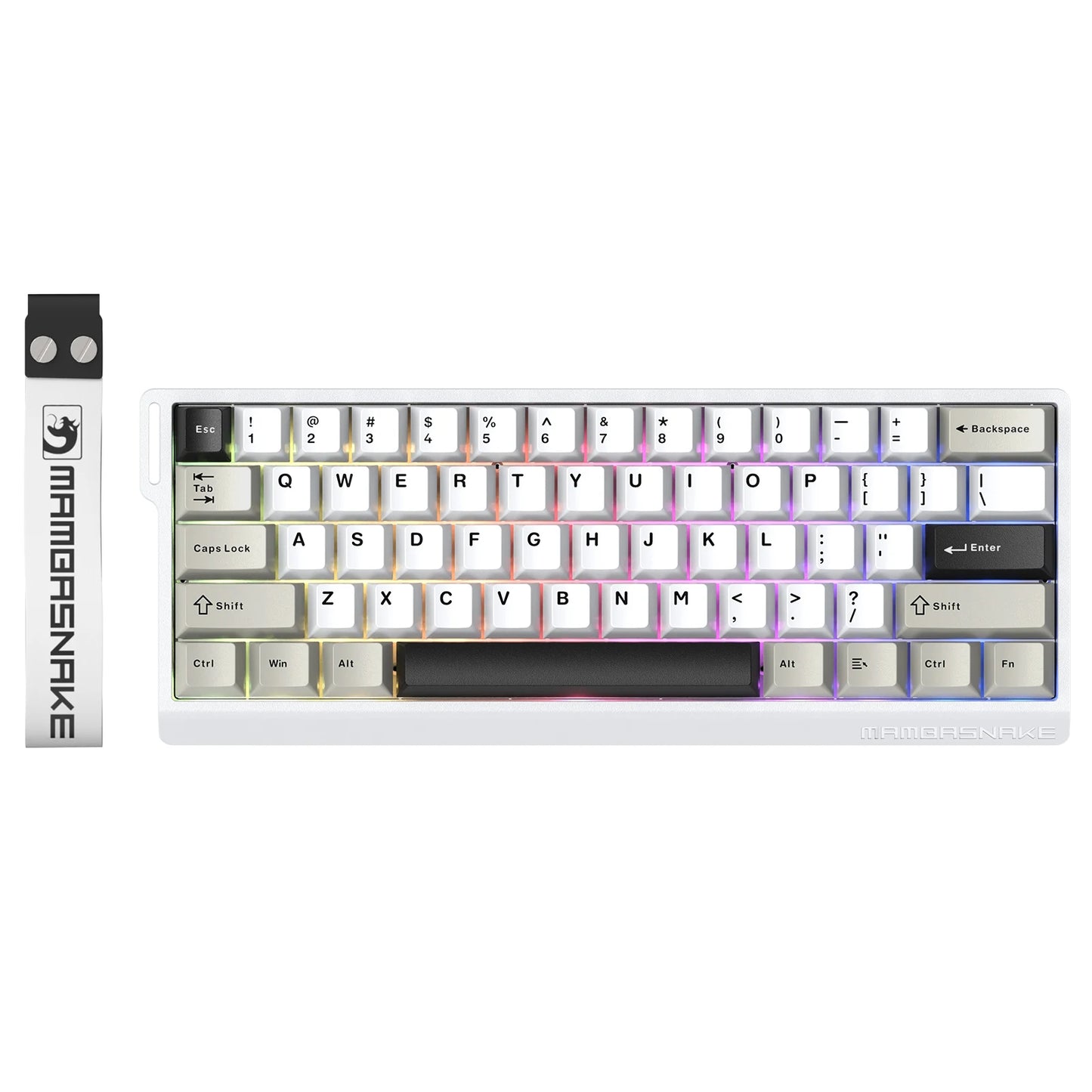 X60 HE 60% Rapid Trigger Wireless Gaming Keyboard,Hall Effect Magnetic Switches,Adjustable Actuation,8KHz Polling Rate