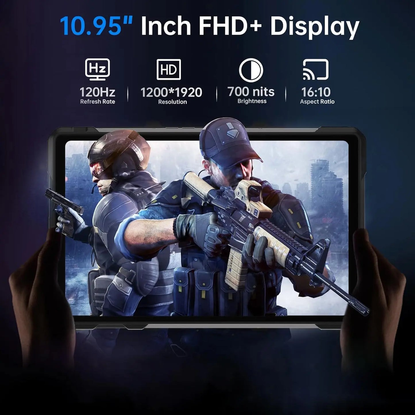 8849 TANK PAD 5G Android14 Unihertz Rugged Projector Tablet 21000mAh 512GB 120Hz 24G Smart Pad 50MP 10.95 inch Phone Tablet 2025