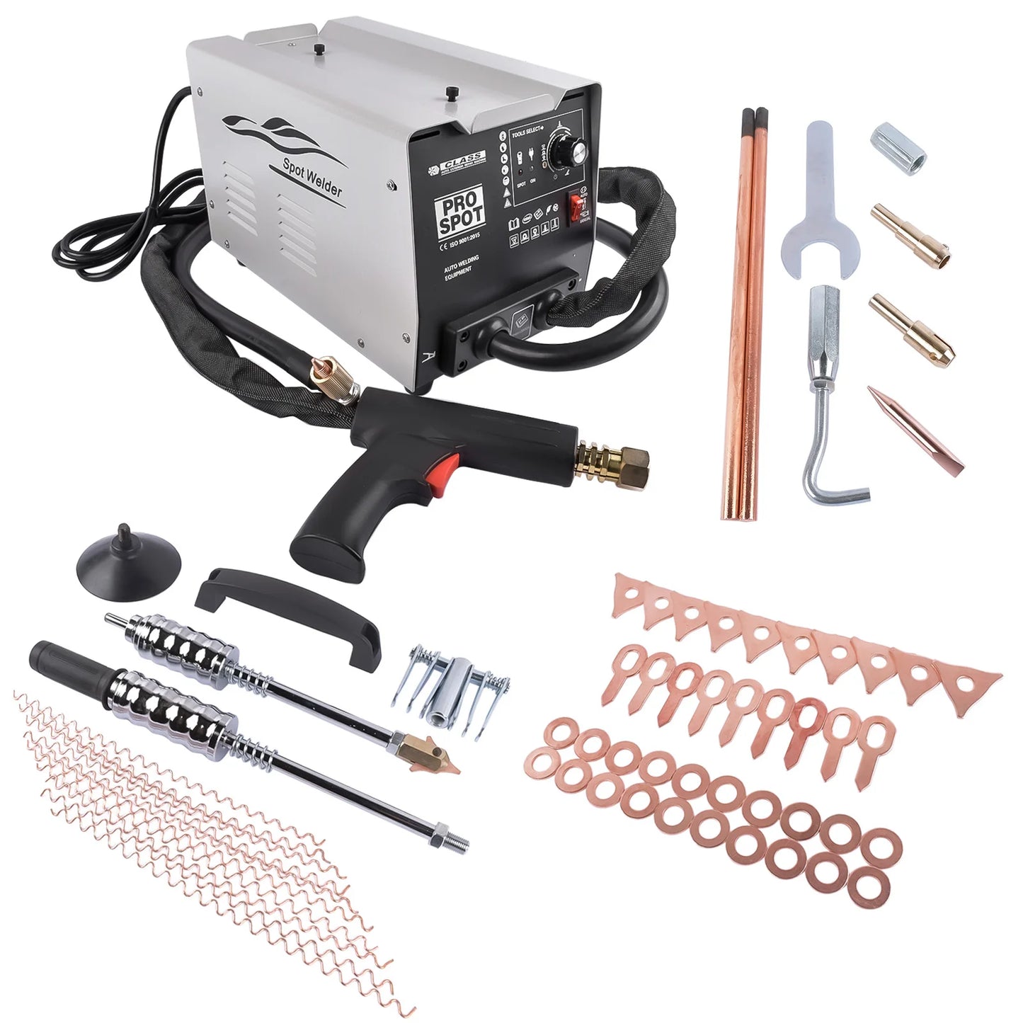 AP03 Spot Welder Dent Puller Machine 3800A Car Body Stud Dent Repair Kit 110V 6 Modes