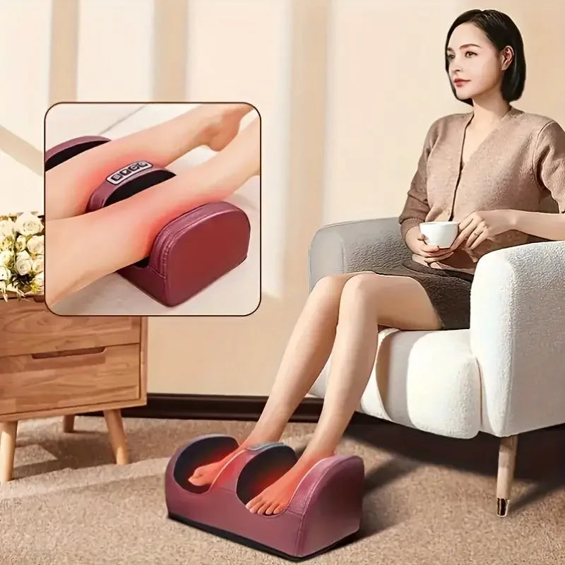 Foot massage machine Foot kneading foot leg massager electric heating home leg machine Christmas gifts, Valentine's Day gifts, M