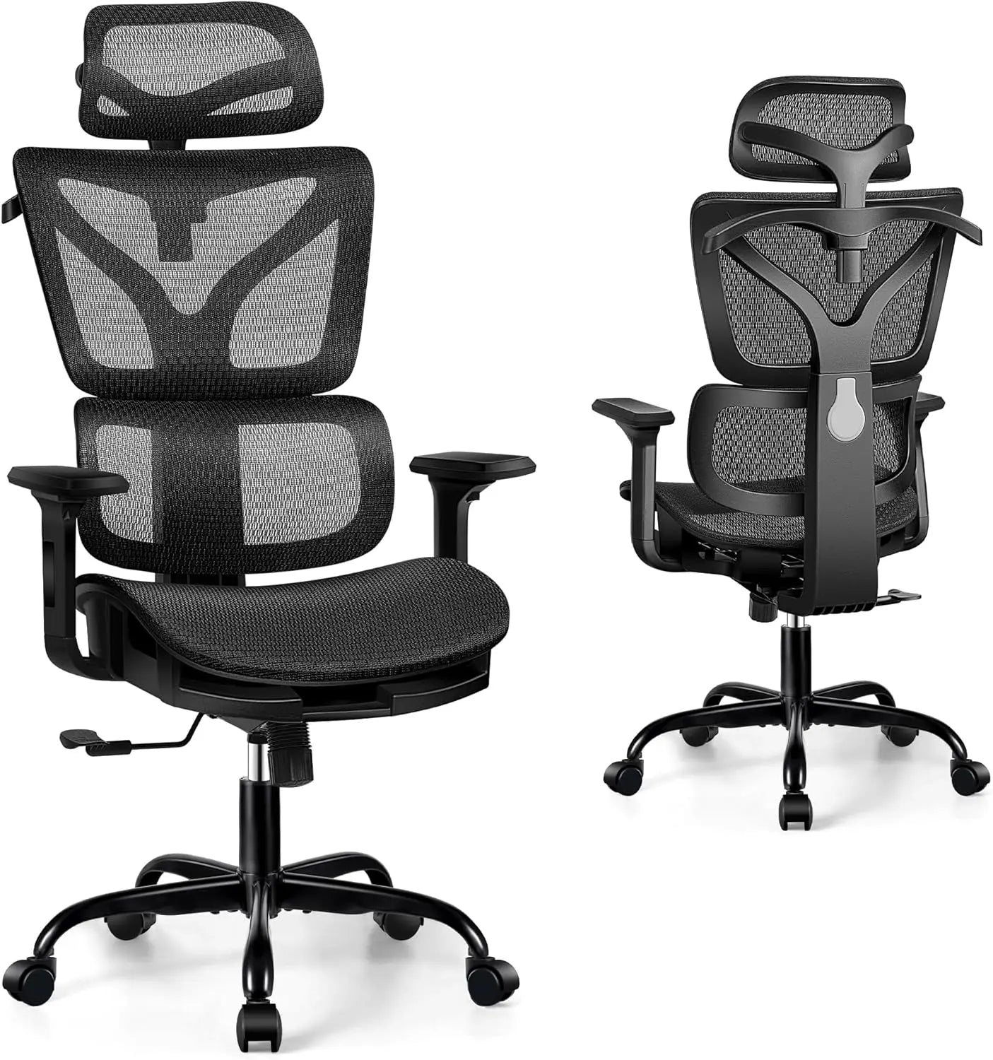 Office Chair Ergonomic Desk Chair, High Back Gaming Chair, Big and Tall Reclining Breathable Mesh Chair Comfy Home Office Chair