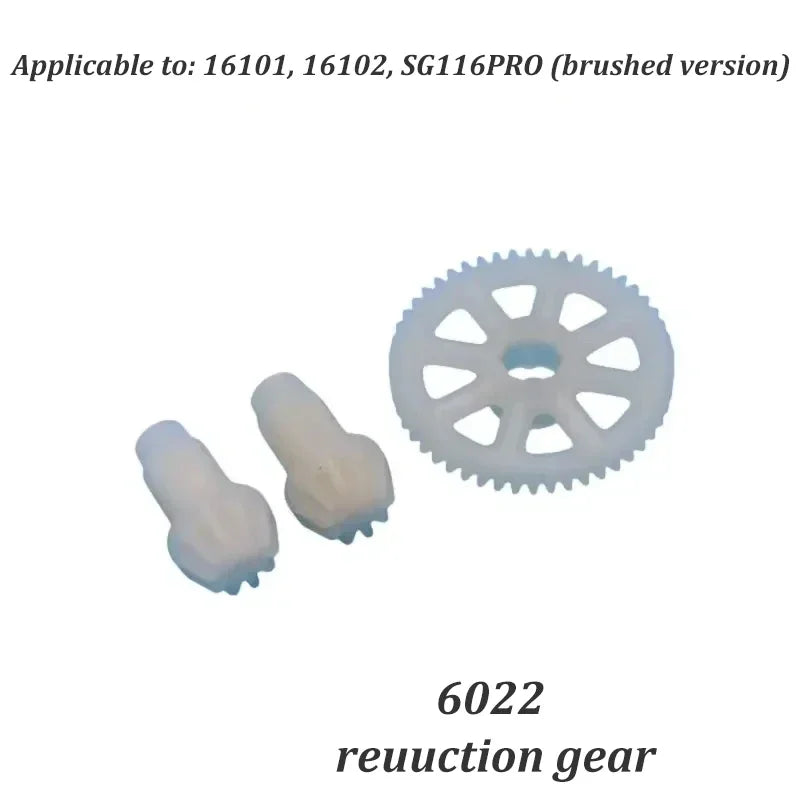 SCY 16101 16102 SG116PRO High-speed 50KM/H RC Original Parts Vehicle, Screw Rocker Arm, Steering Tie Rod Transmission Shaft Gear