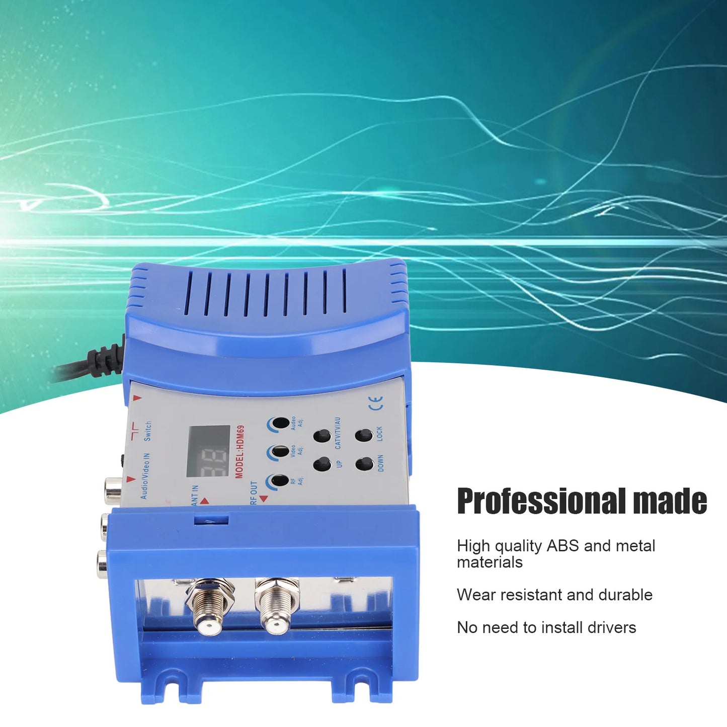 HD Modulator AV to RF Converter HD Modulator PAL NTSC Format Drive  HD Multimedia Interface AV to RF Converter for Home TV