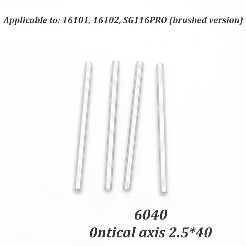 SCY 16101 16102 SG116PRO High-speed 50KM/H RC Original Parts Vehicle, Screw Rocker Arm, Steering Tie Rod Transmission Shaft Gear