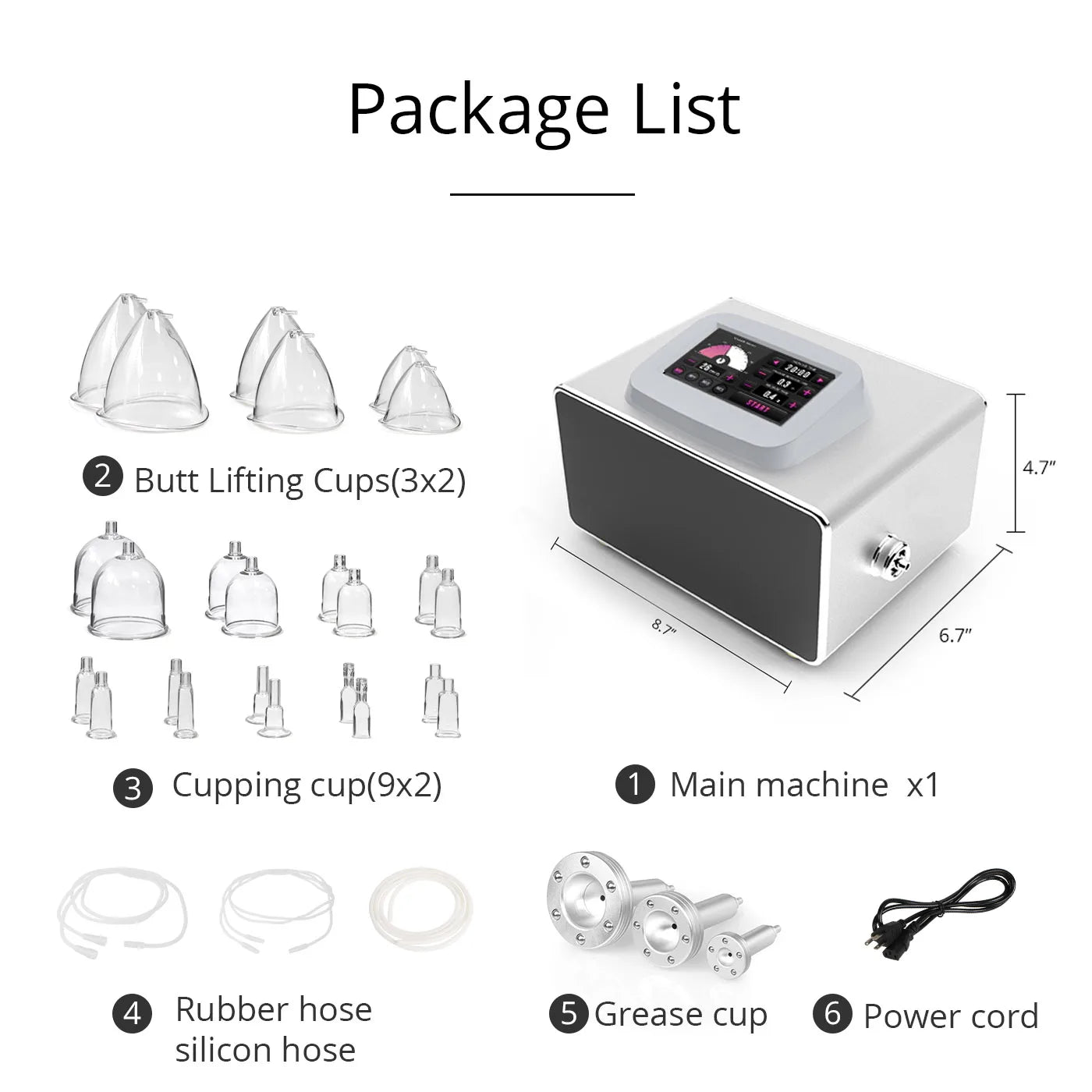 Aristorm newest Vacuum Therapy Machine breast and butt lifting machines