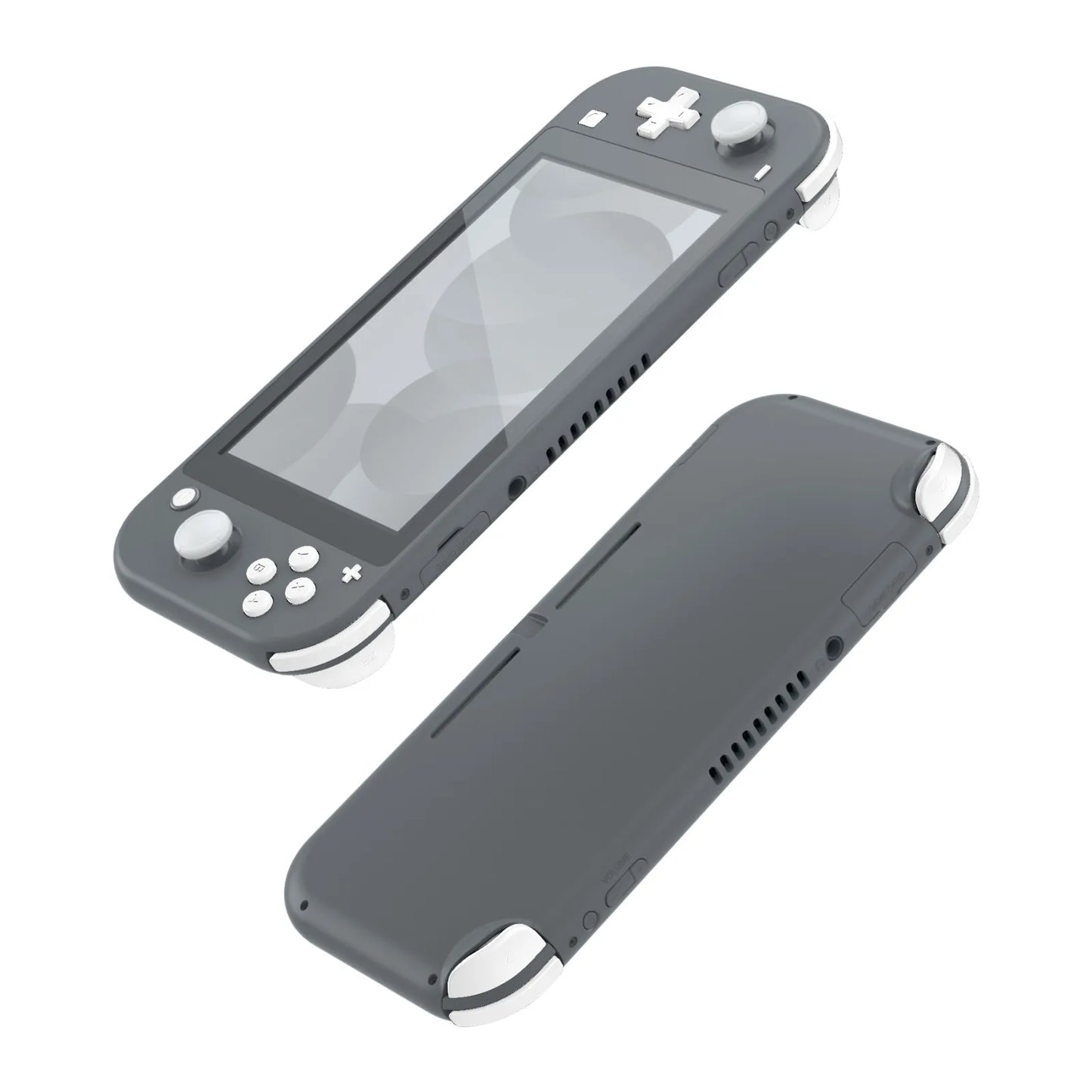 eXtremeRate Replacement Full Set Buttons with Tools for NS Switch Lite - Black & White