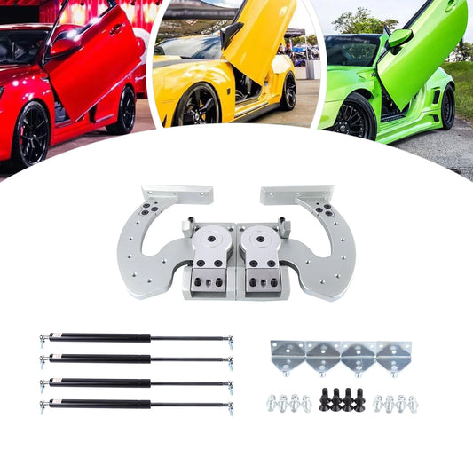 Universal Vertical Doors Hinge Kit Lambo Door Bolt Kit Adjustable 90 Degree Most Car Vertical Doors