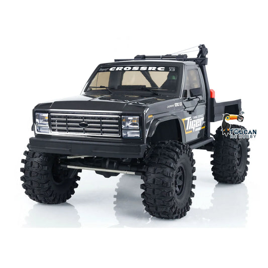 US Stock 1/8 CROSSRC EMO X3 4WD RC Rescue Towing Crawler Radio Control Car Two Speed Gearbox Brushed Motor ESC Differential Lock