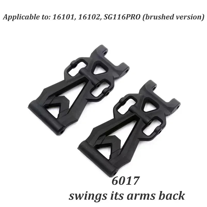 SCY 16101 16102 SG116PRO High-speed 50KM/H RC Original Parts Vehicle, Screw Rocker Arm, Steering Tie Rod Transmission Shaft Gear