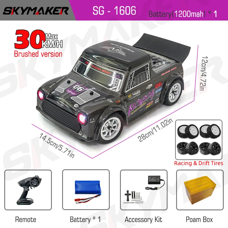 SG1607 SG1605 SG1606 UD1607 UD1608 Pro 1/16 RC Car High Speed 2.4G Brushless 4WD Drift Remote Control Racing Car toys For Boys
