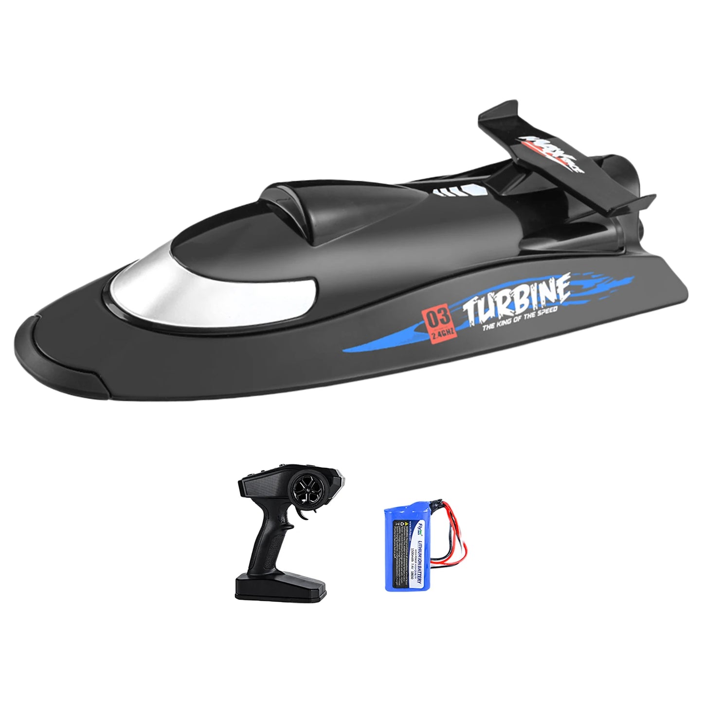 Waterproof 2.4GHz RC Boat 30km/h Remote Control Ship for Kids Children Adults Holiday Birthday Party Gifts