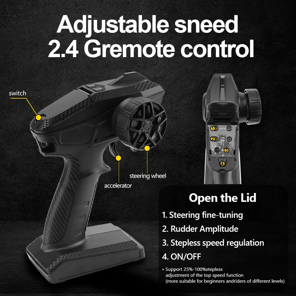 JIUSI WB12 PRO 1/12  RC Car 80KM/H 4WD Racing Car Brushless Remote Control Car Competitive Off-road 4WD RC Car Toys As Gift