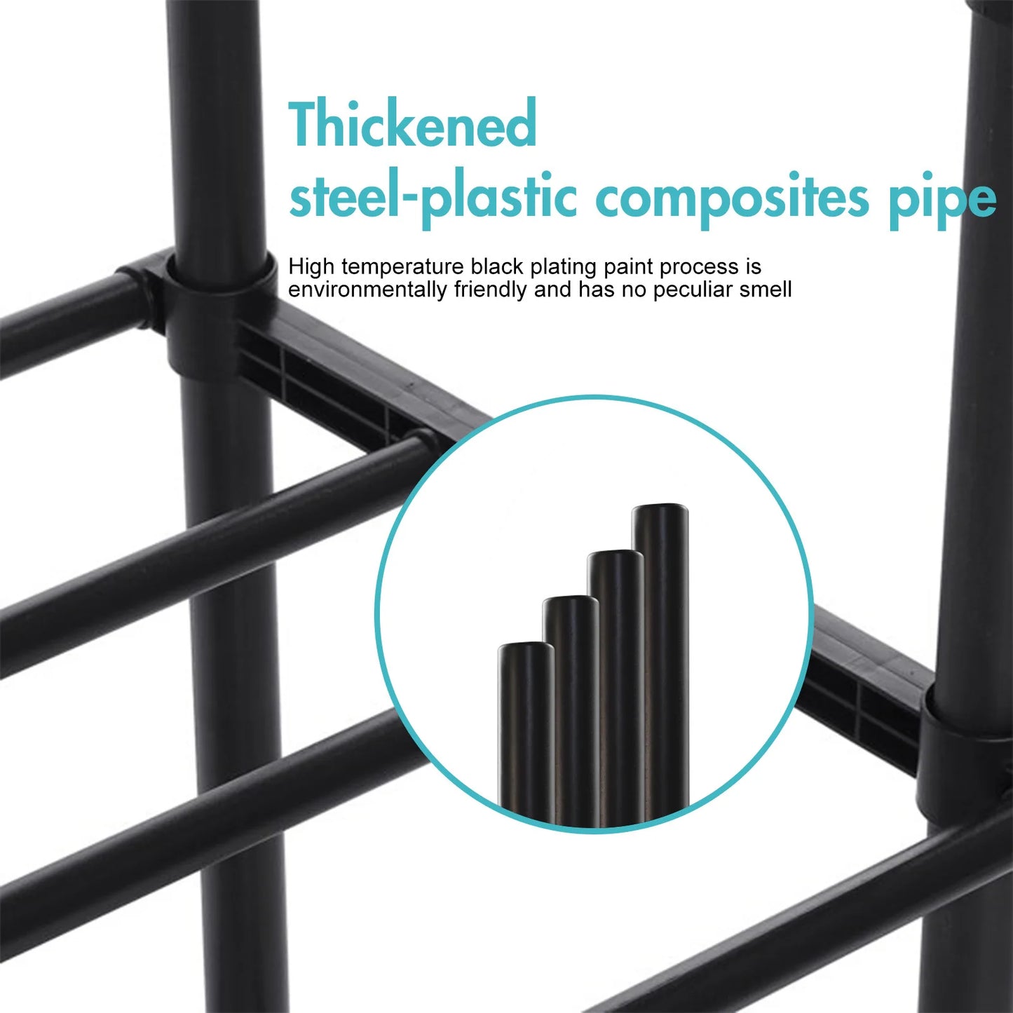 Double Rail Clothes Garment Rack Heavy Duty Commercial Grade Clothing Rack Coat Rack Hanging Rack