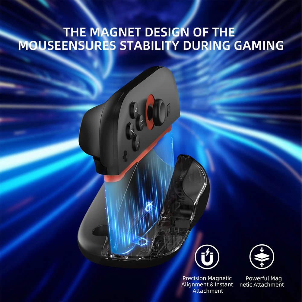 2PCS Controller Mouse Dock Left+Right Controller Bracket Stand Holder Game Handle Case for Switch 2 Joy-Con Gaming Accessories