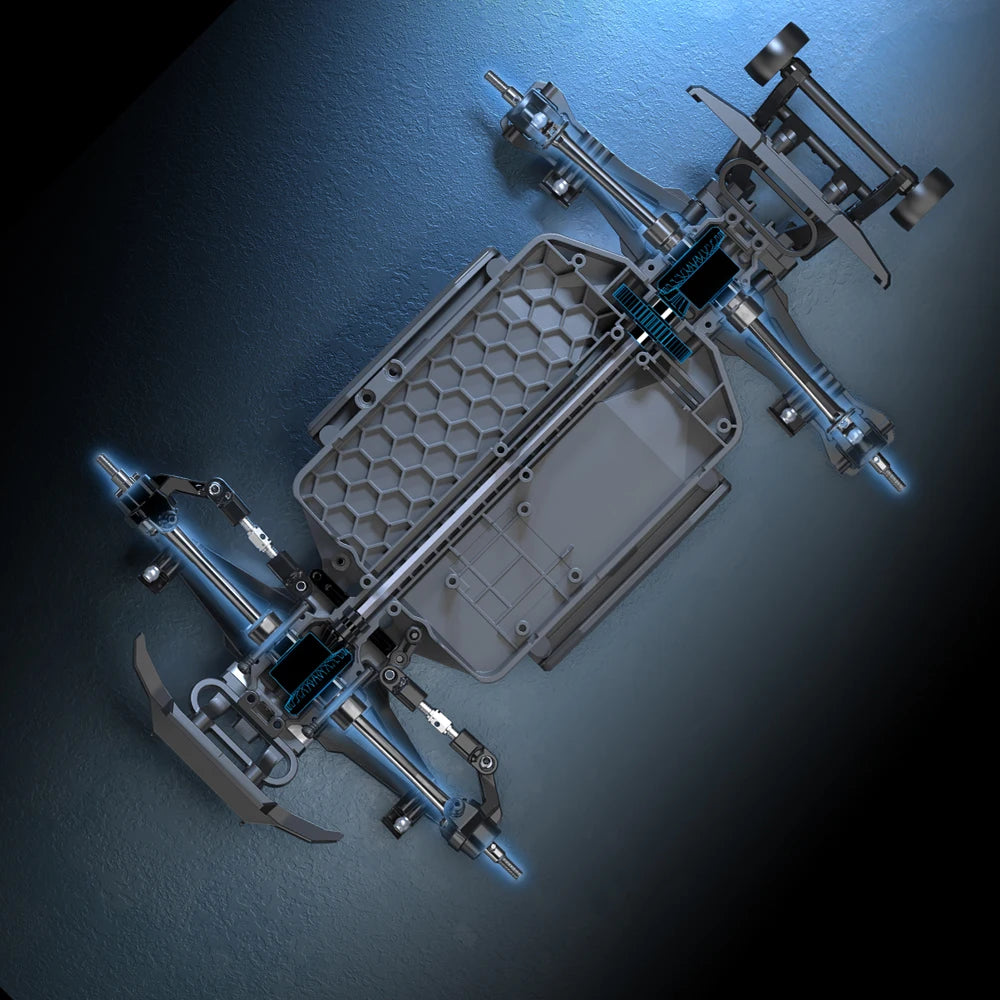 HYPER GO MJX 16207 1/16 RC Car Brushless 2.4G 4WD Racing Car Brushless 70KM/h Off-Road Remote Control RC Truck Hobby Toy