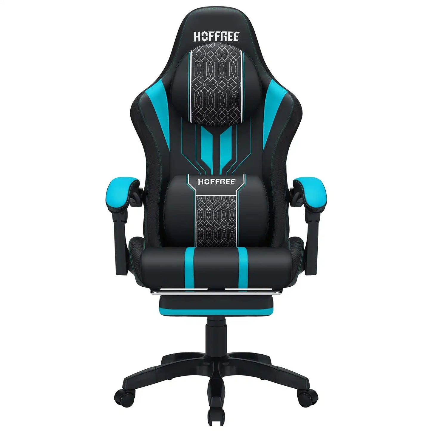 Top-rated Gaming Chair with Increased Size  Single-function Massage  and Adjustable Armrests