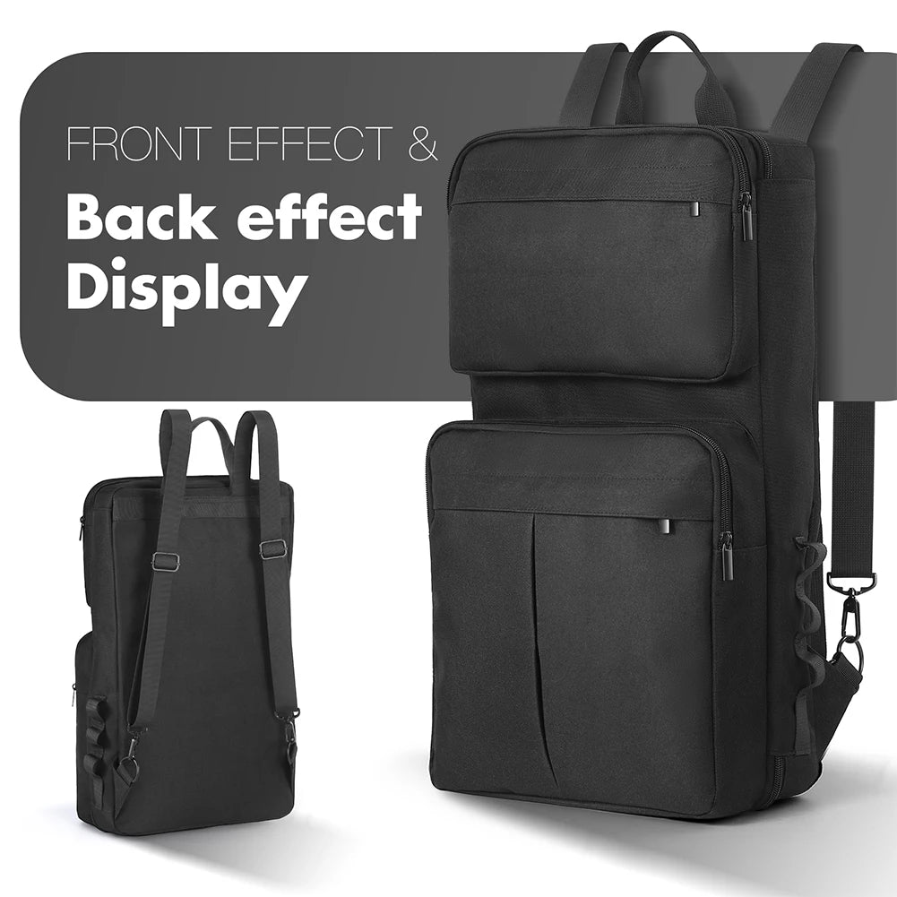 DJ Backpack for Pioneer DDJ-400/DDJ-FLX4 for Roland DJ-202 DJ Mixer Case Travelling Case Anti-scratch Adjustable Shoulder Strap