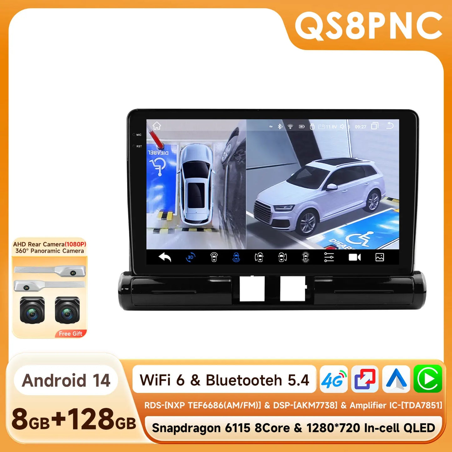 Hizpo Car Electronics Intelligent Systems For Citroen C3 C4 Aircorss (Brazil) 2017 - 2023 Auto Radio Carplay Android Auto GPS 4G