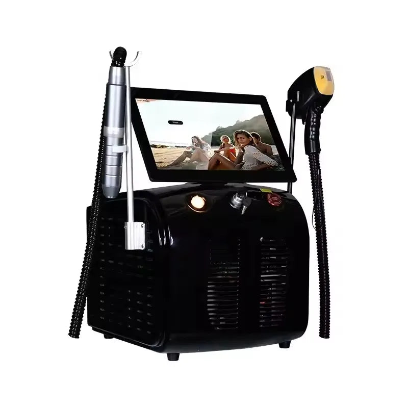 2025 Device Soprano Titanium 808 Diode Laser Hair Removal Machine 3 wavelength Painless Laser Hair 3000W Device