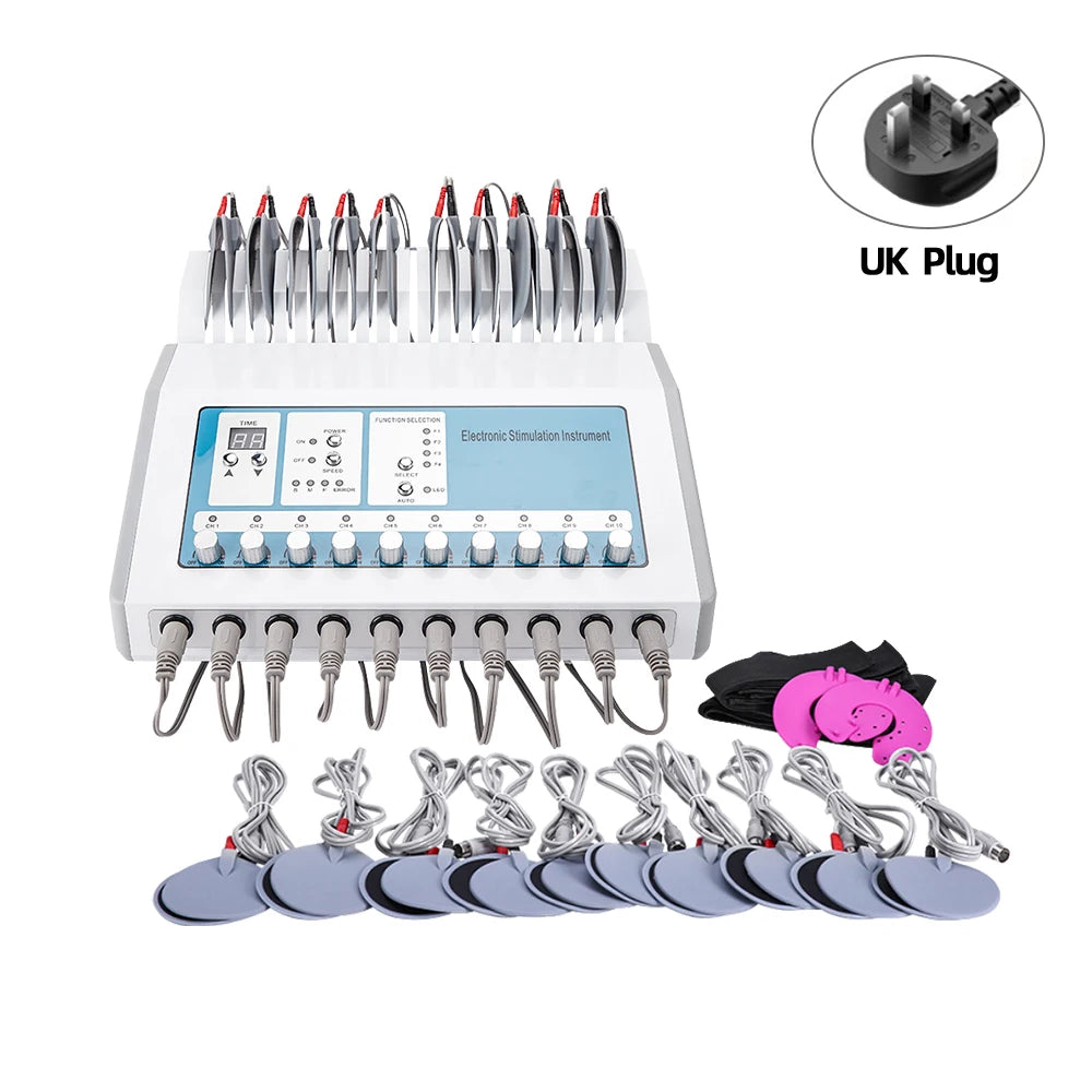 S718 Microcurrent EMS Electric Body Slimming Machine Fat Burning Bio Beauty Massager Weight Loss Electro Myostimulation Device