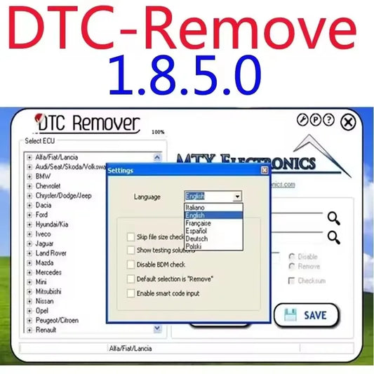ECU adjustment software 2024 For Download MTX DTC Remover 1.8.5.0 with Keygen Full Unlimited Software for Window 7