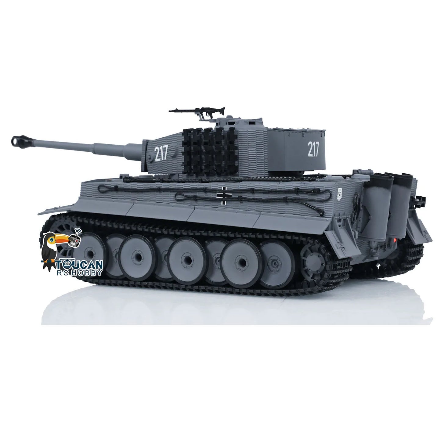 1/24 Plastic Taigen RC Battle Tank Tiger I Infrared Combat Remote Control Military Toy for Boys Adults