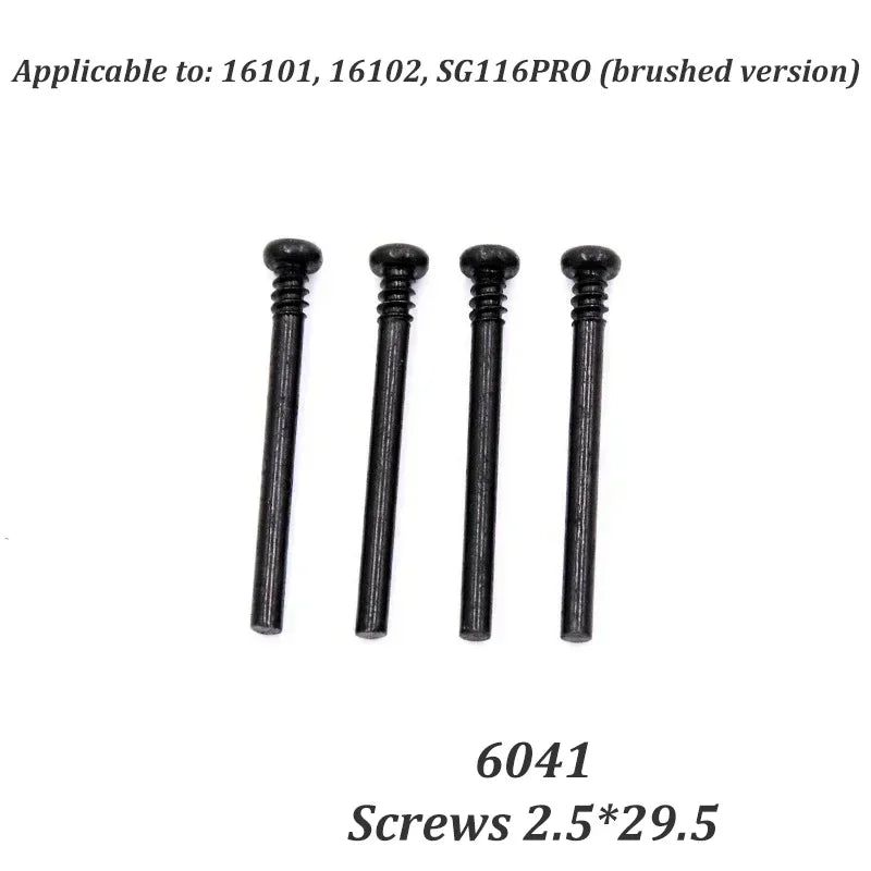 SCY 16101 16102 SG116PRO High-speed 50KM/H RC Original Parts Vehicle, Screw Rocker Arm, Steering Tie Rod Transmission Shaft Gear