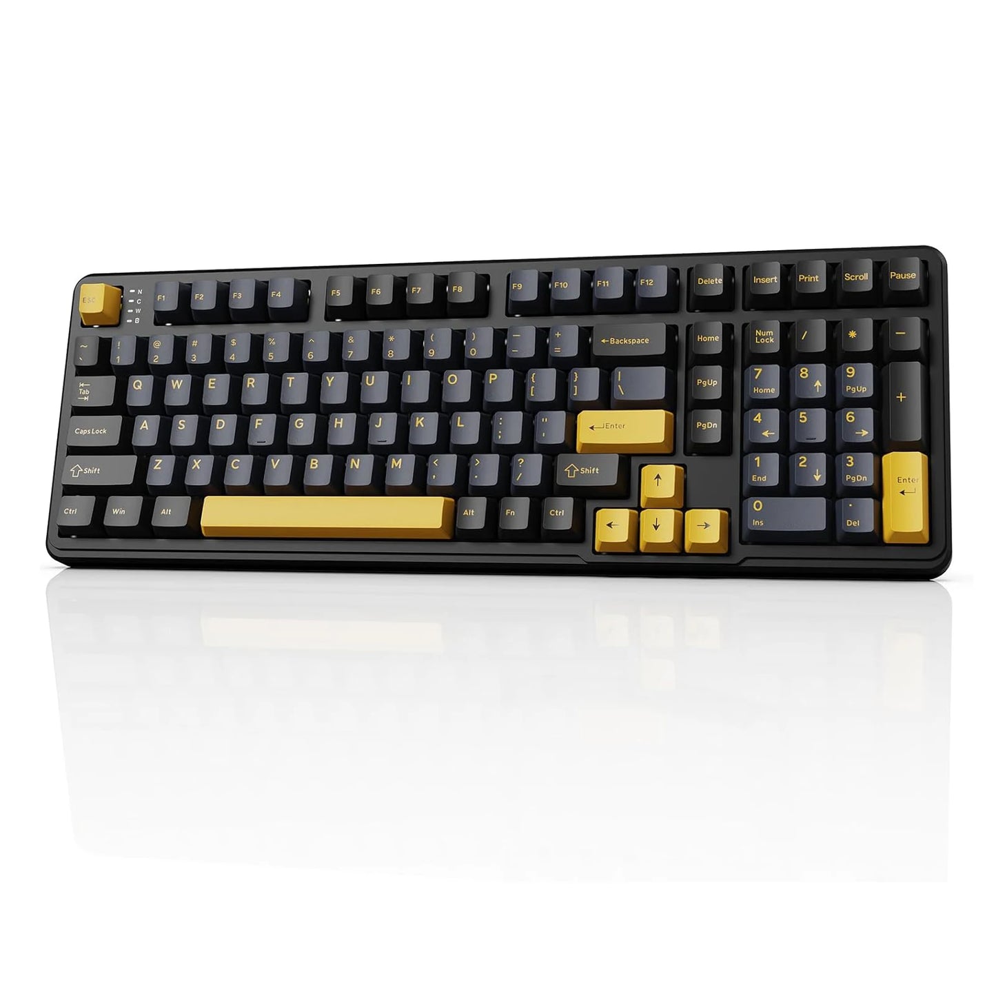 ATTACK SHARK X98 Wireless Mechanical Gaming Keyboard, Tri-Mode Hot-Swappable Gasket Mount RGB Backlit Keyboard for PC/Tablet/PS5