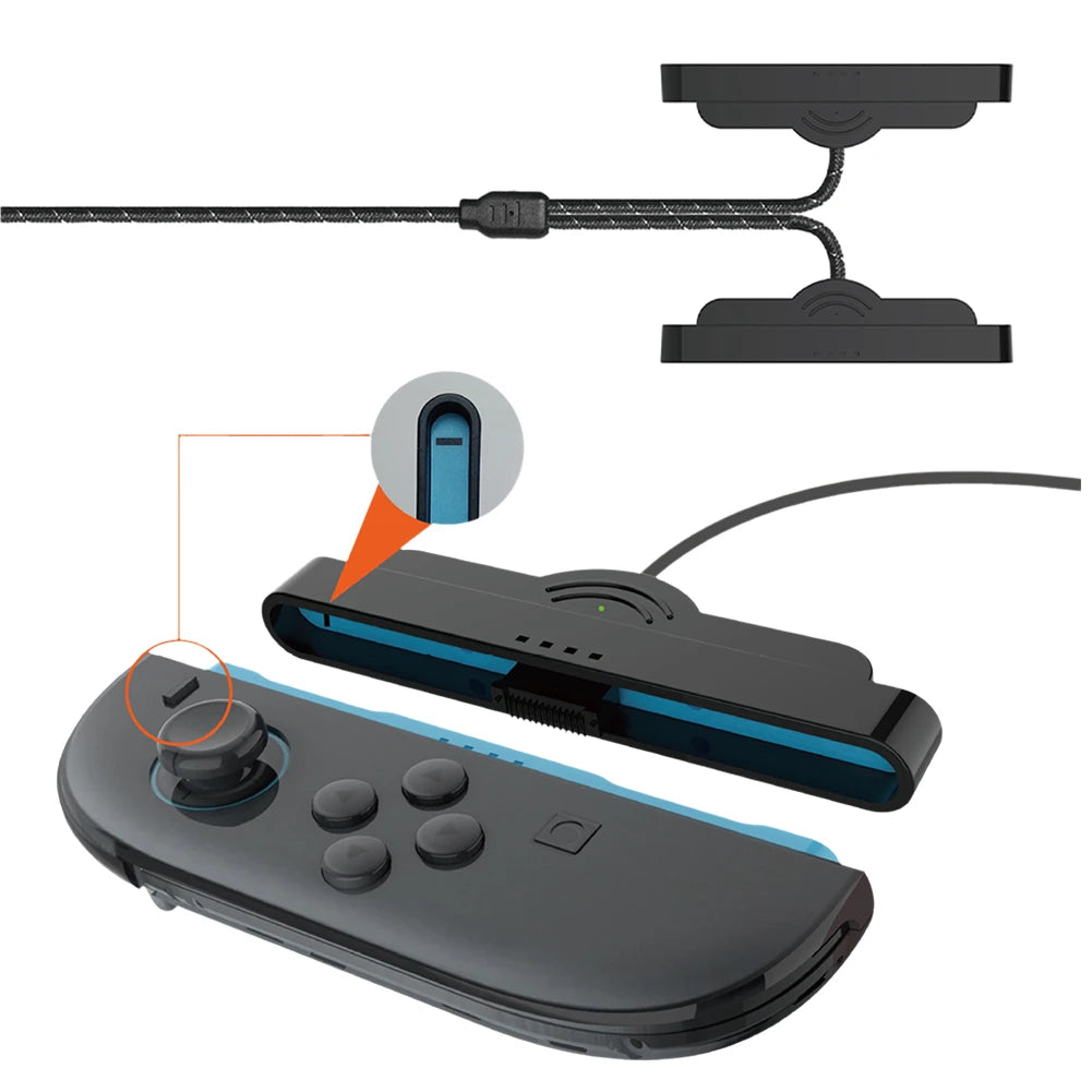 New For Switch 2 Left and Right Joystick 2-in-1 Charging Cable Dual Charging for Switch 2 Joy-Con Controllers Gaming Accessories