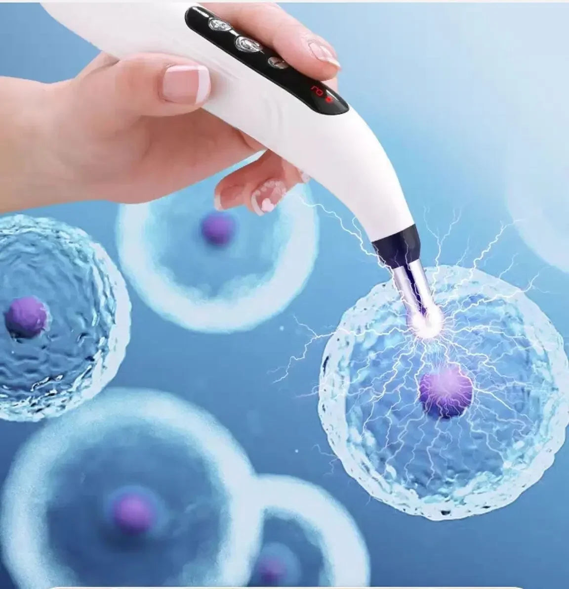 Professional EMS Muscle Electrostimulator Physiotherapy Tens Machine Body Massager + Electronic Acupuncture Energy Massage Pen