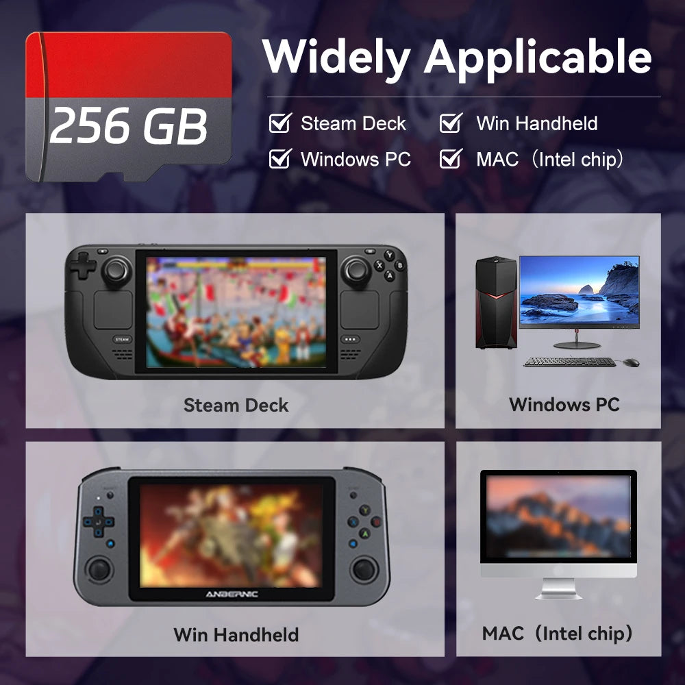 Batocera Retro Gaming TF Card For Windows PC/MAC/Steam Deck Oled/Handheld Game Console  Built-in 51400 Games For PS3/PS2/PS1/WII