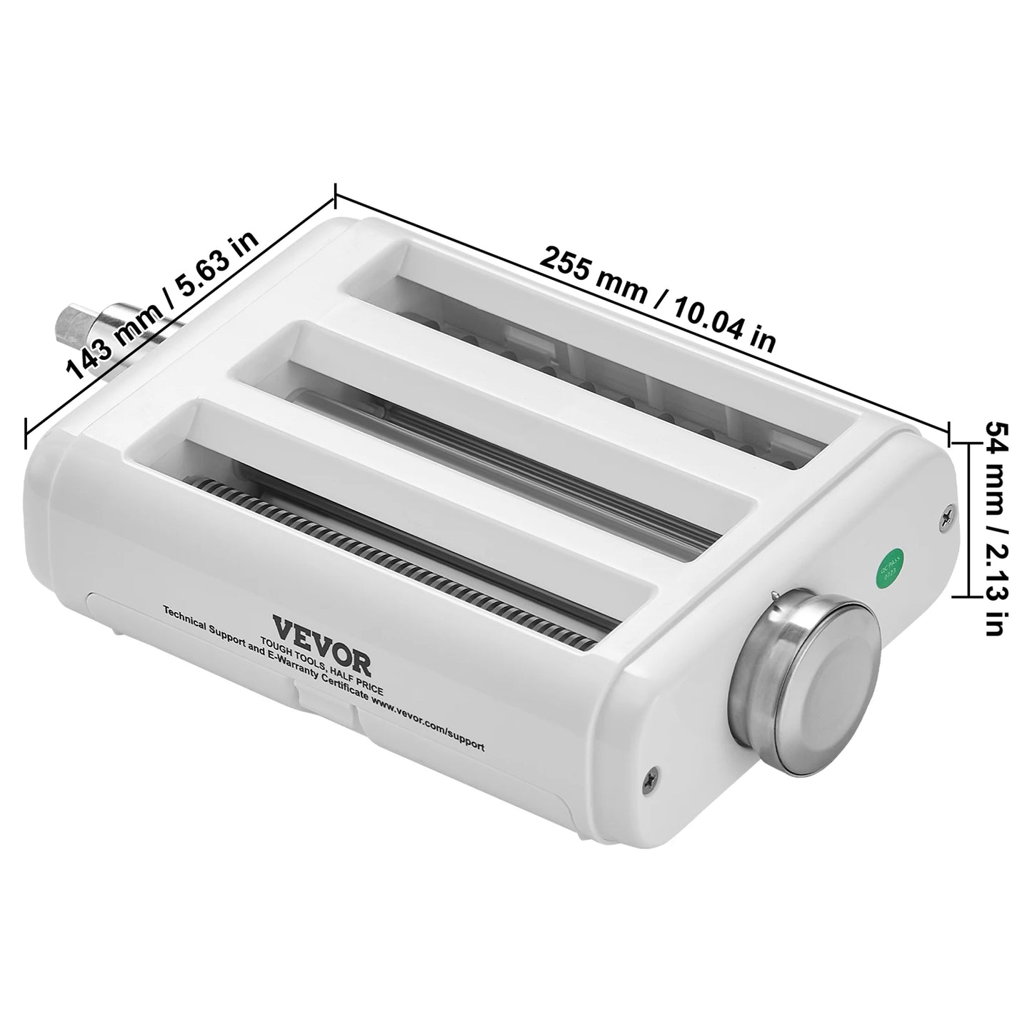 SucceBuy Pasta Attachment for KitchenAid Stand Mixer 3-IN-1 Stainless Steel Pasta Roller Cutter Set Including Pasta Sheet Roller