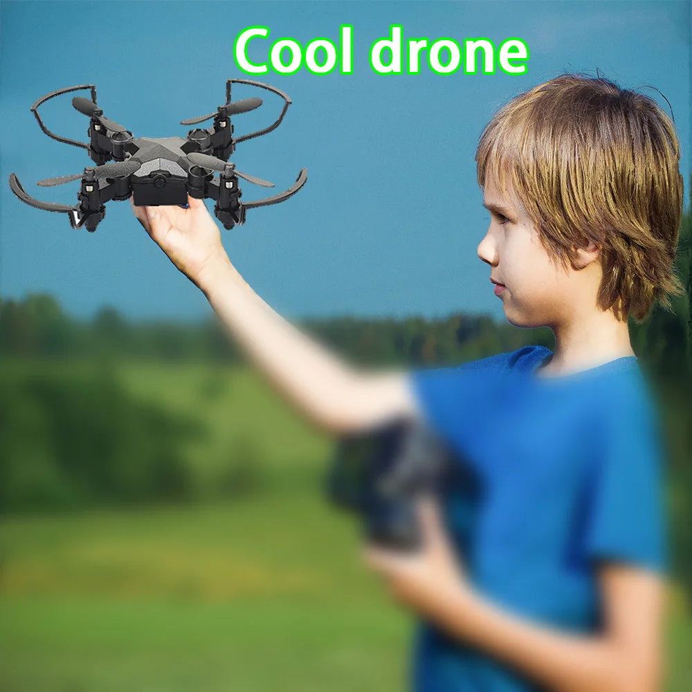 Luggage Mini Drone - High Definition Aerial Photography WIFI Four Axis Folding Remote Control Watch Sensing Aircraft Gifts