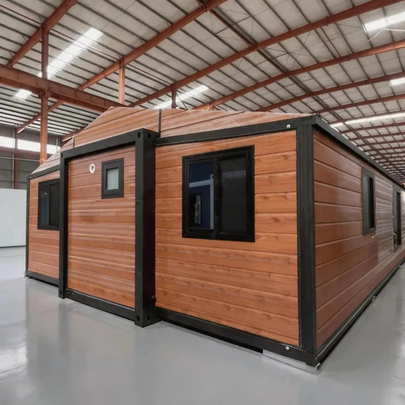 Space Saving Foldable Container House With Excellent Mobility and Stacking Capability Perfect for Pop up Stores