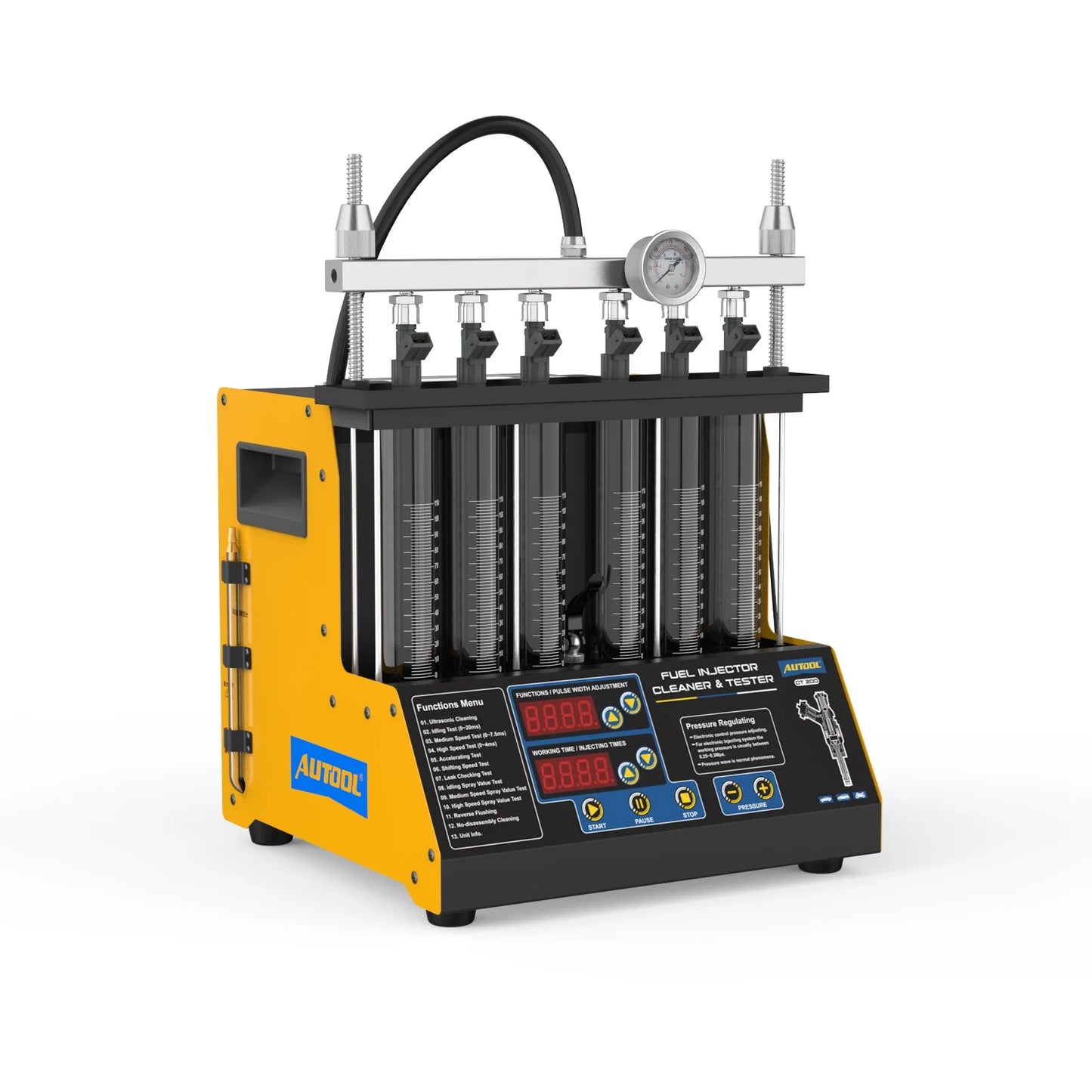 AUTOOL CT200 Injector Ultrasonic Cleaner & Tester Machine PK CNC602A Gasonline Nozzle Cleaner Fuel Injectors