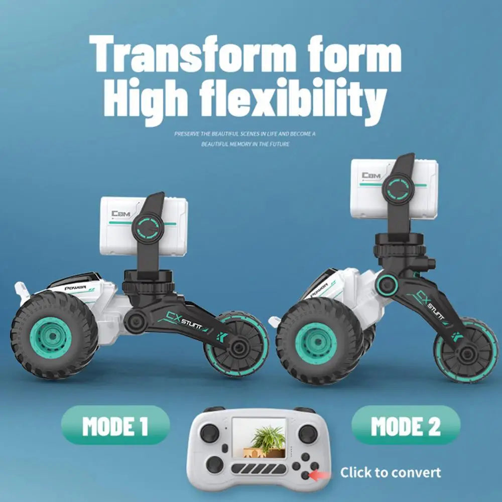 Kids Off-Road Truck Photography RC Vehicle Toy Remote Control Car with 720P Real Time Video Camera Boys Birthday Gift