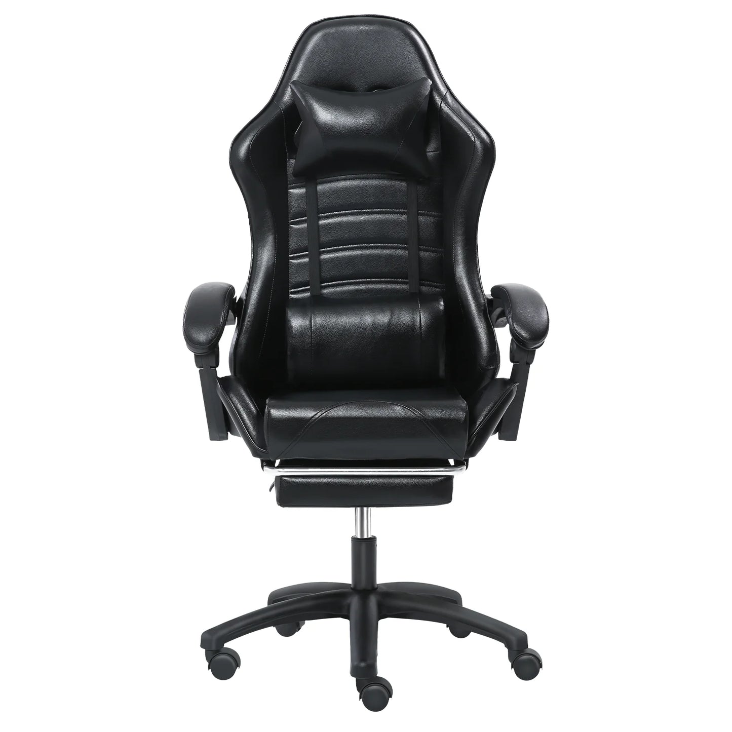 Ergonomic Gaming Chair for Adults, Comfortable Computer Chair for Heavy People, Adjustable Lumbar Office Desk Chair with Wheels,