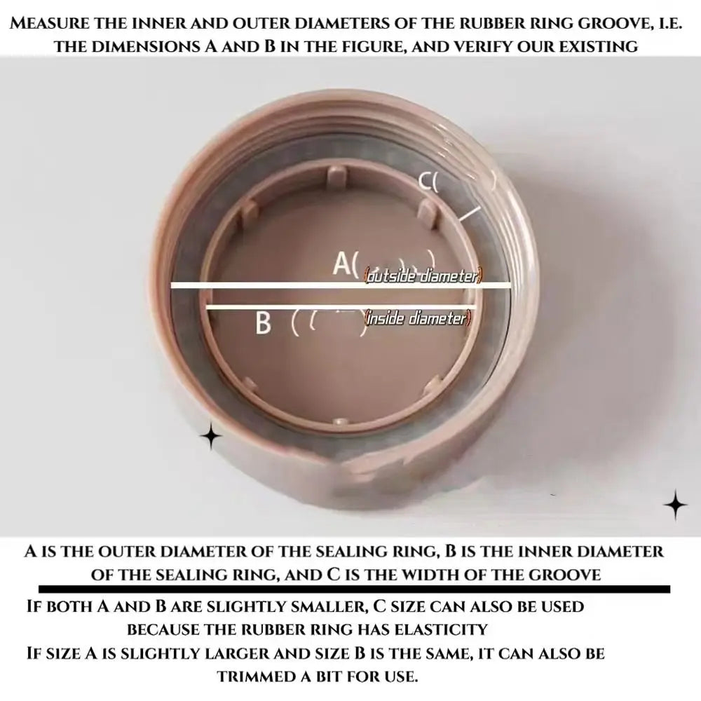 1Pcs Insulation Cup Silicone Sealing Ring Waterproof Water Cup Accessory Leak-proof Gasket Food Grade Universal Rubber Ring