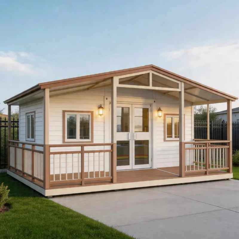 Space Saving Foldable Container House With Excellent Mobility and Stacking Capability Perfect for Pop up Stores