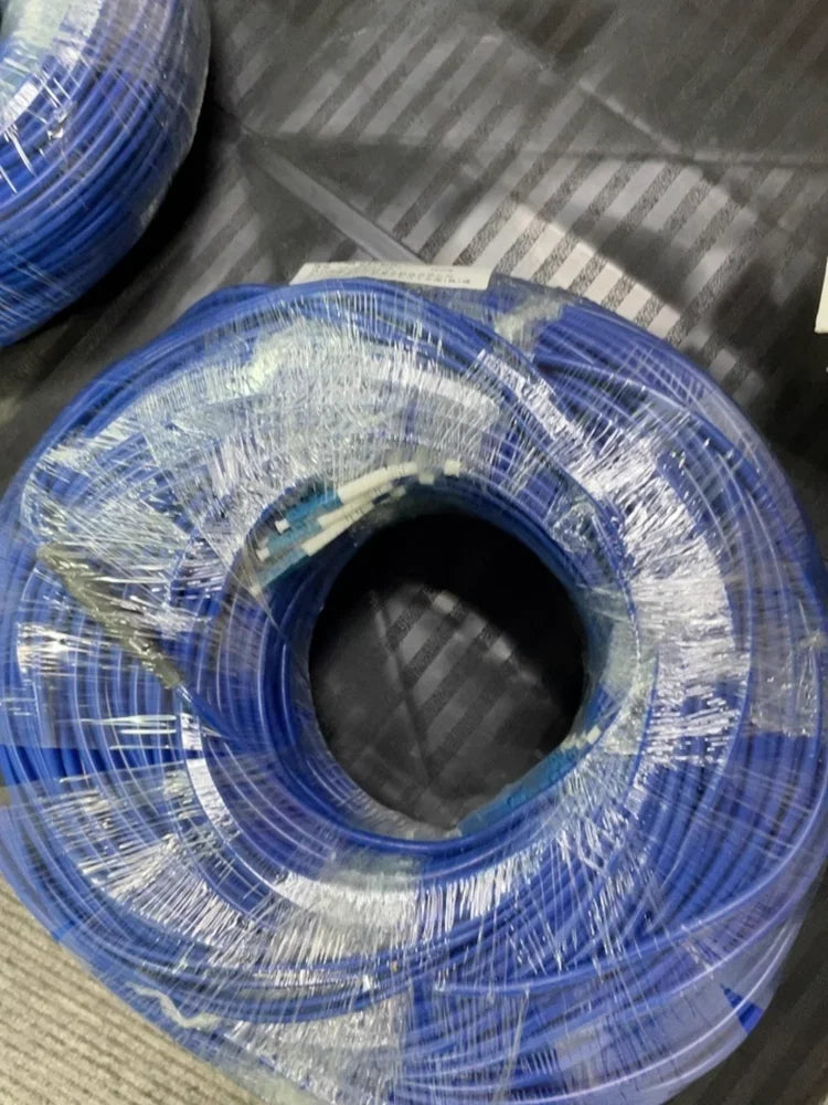 LC Armored Fiber Jumper, 6 Cores,8 Cores ,Single Mode Fiber Optic Patch Cord Cable, Waterproof, Mouse-Proof, 5m, 10m, 15m, 20m