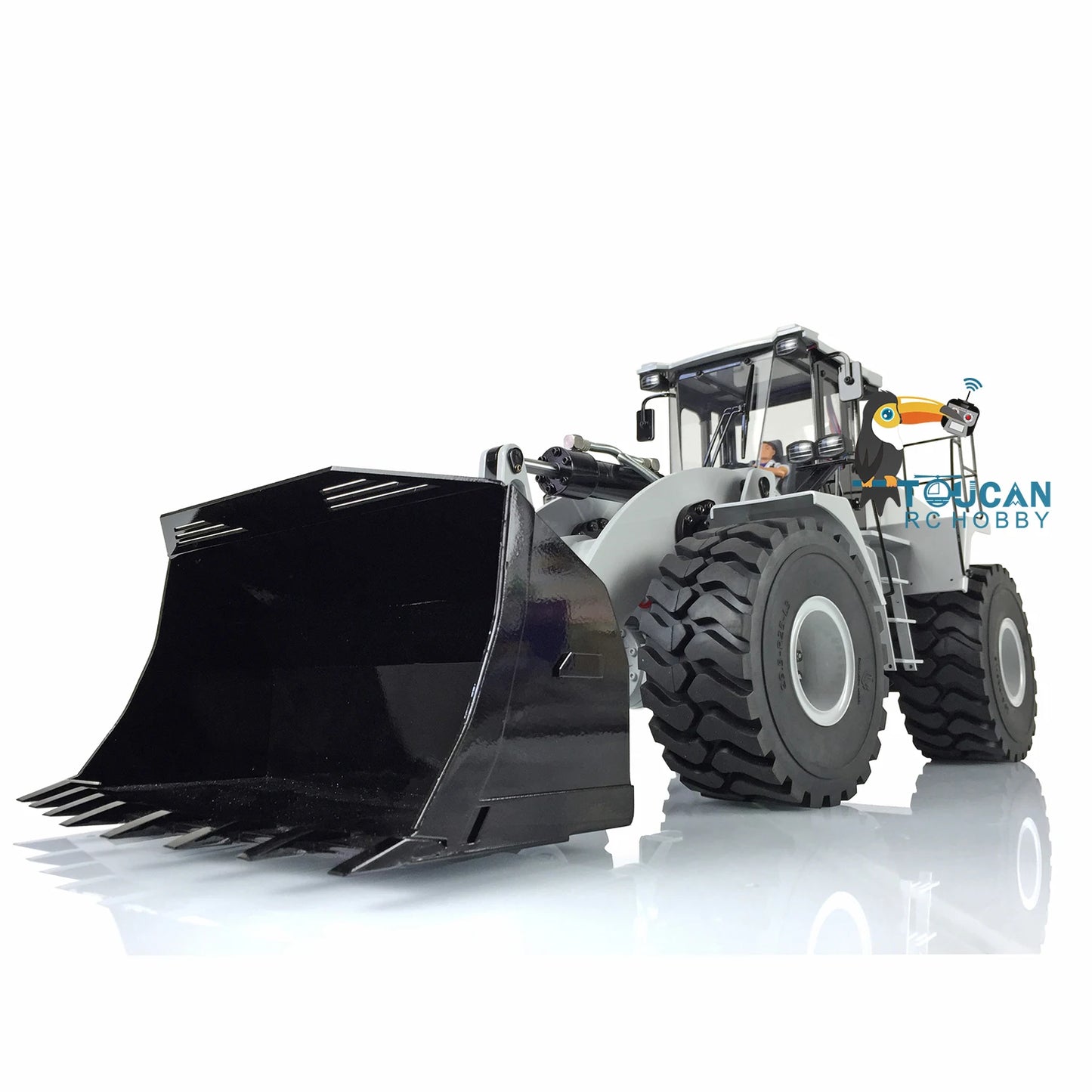 1/14 Hydraulic RC Loader Electric Construction ESC Motor Servo Lights Charger Remote Model Vehicle for Adults Hobbyists