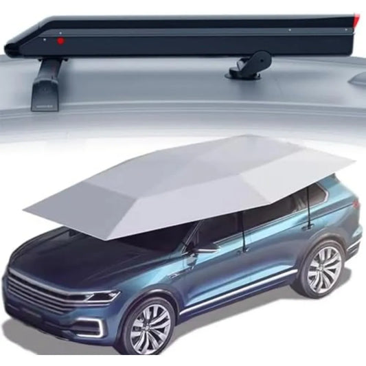 Fully Automatic Carport, Movable Tent Canopy for Outdoor Protection, Remote Control Automobile Cover, Portable Car Umbrella