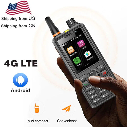 ANYSECU T60 4G Network Radio F41 Android 8.1 LTE WCDMA GSM WIFI GPS Mobile Phone work with Real-ptt Zello