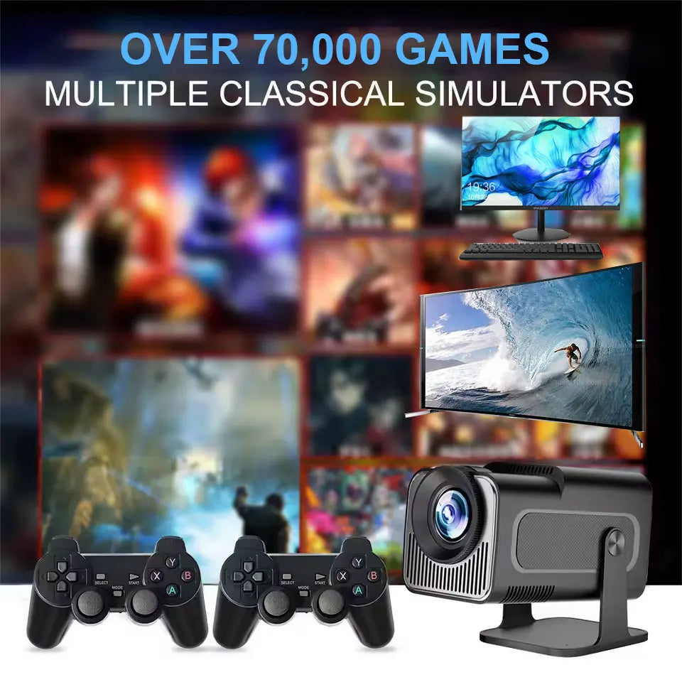 Built-in 70000+ Games Retro X8 Pro Game Console 1T For Wii PS2 PSP Saturn Plug-and-Play On TV Windows 11 Wireless Controller