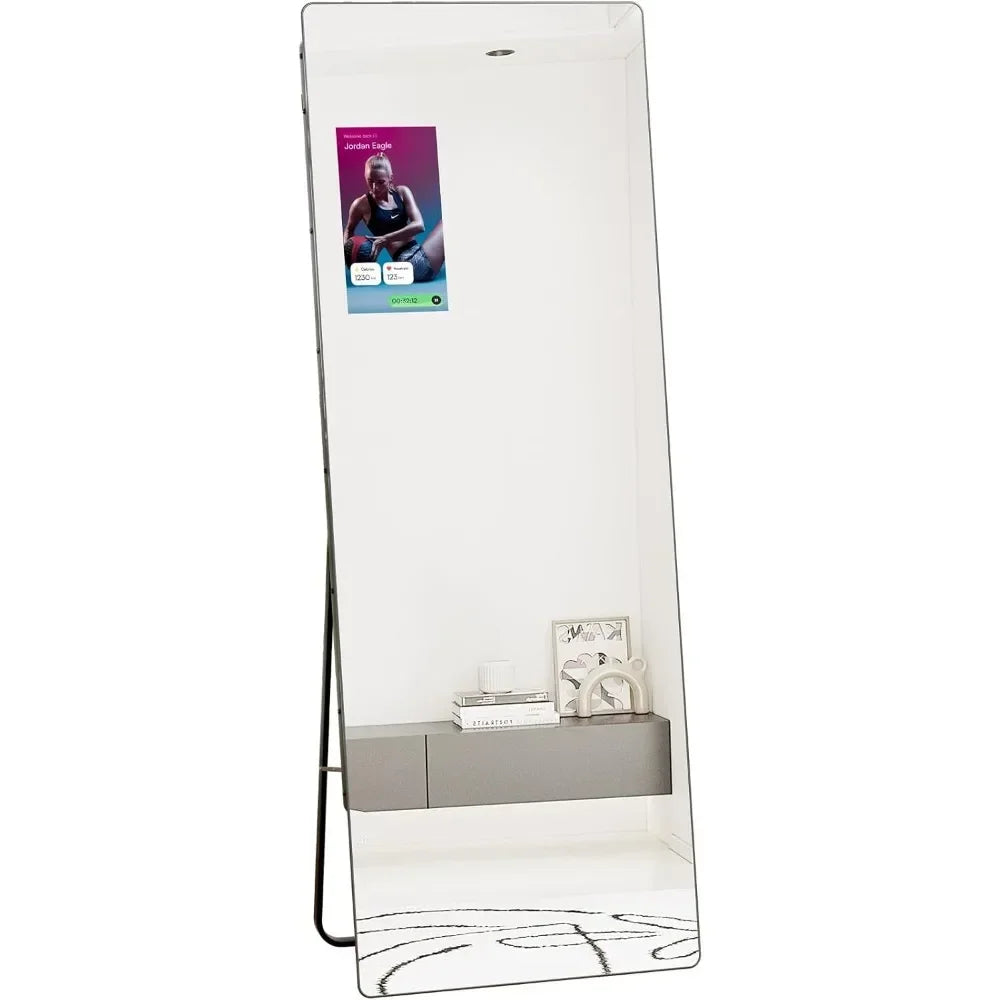 home.Great deal.Smart Home Gym Mirror, Trainer Workout Mirror with 14" Screen Display, Support Phone Casting Function