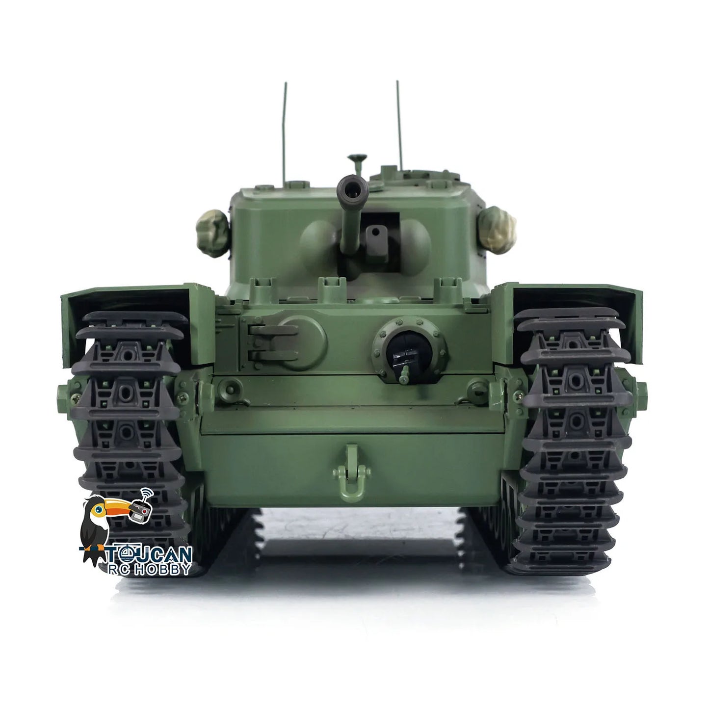 US Stock 1/16 Tongde RC Battle Tank Churchill Mk.VII Electric Infrared Battle Radio Control Panzer Ready to Run Vehicles Toy