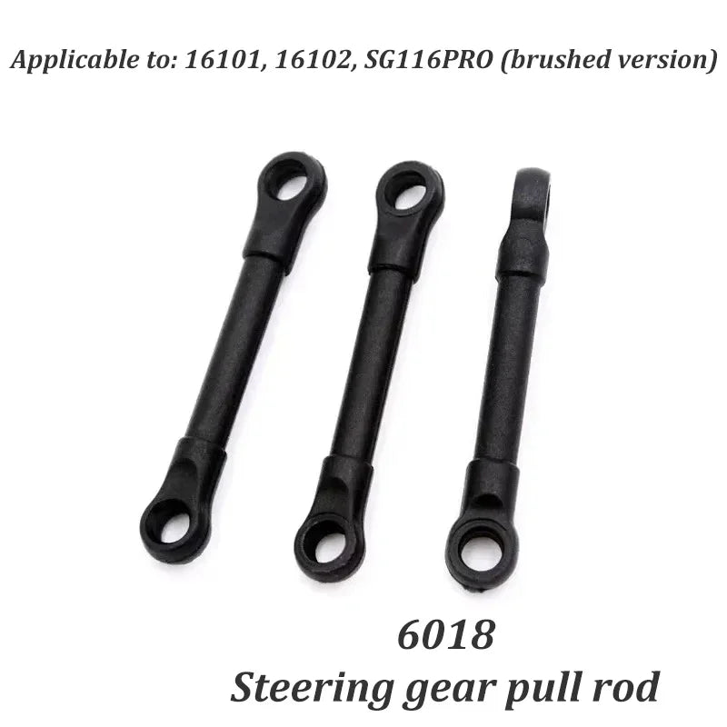 SCY 16101 16102 SG116PRO High-speed 50KM/H RC Original Parts Vehicle, Screw Rocker Arm, Steering Tie Rod Transmission Shaft Gear