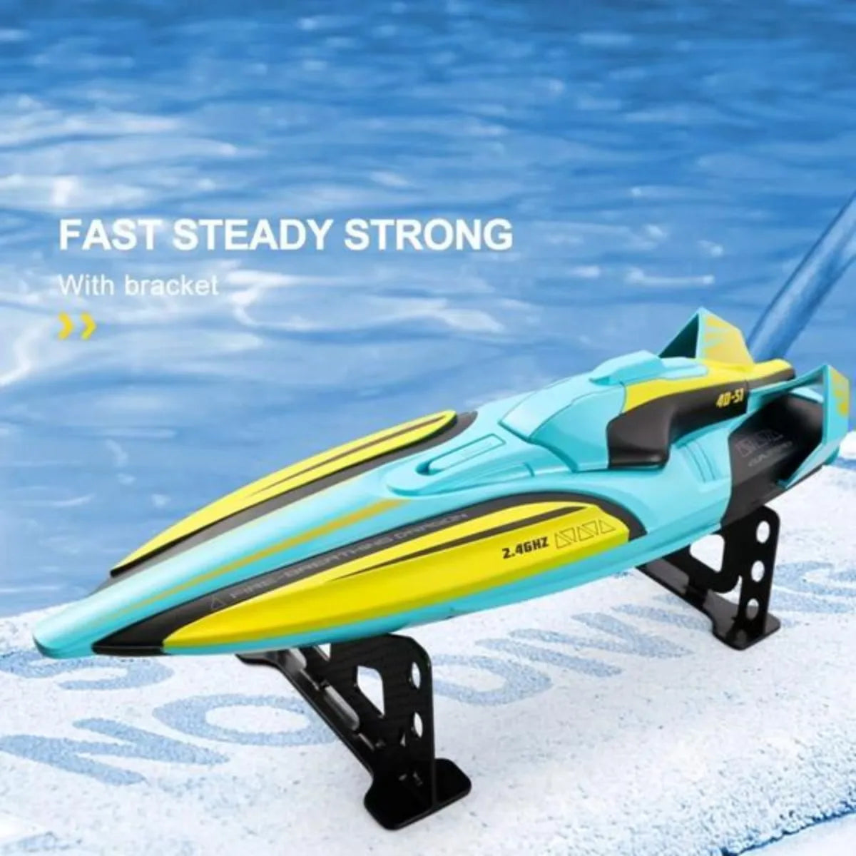 4DRC S1 RC Boat Remote Control Boat for Kids Adults 20+ MPH Racing Boats 2.4GHz,Gifts for Kids Adults