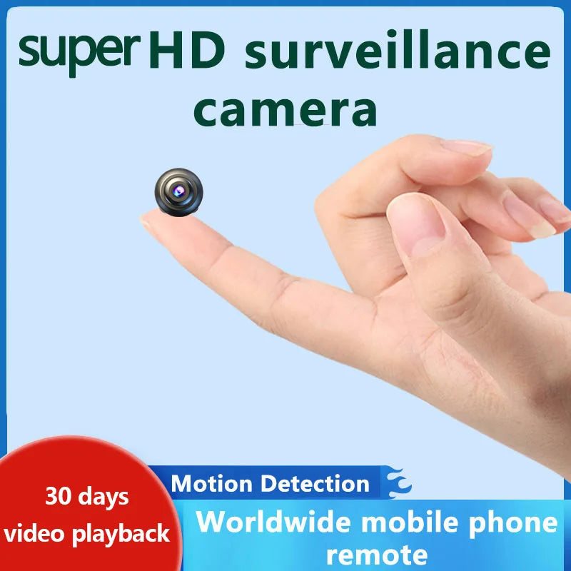 Q Brand Ultra-High Definition Small Camera Wireless Monitor Home Wifi Remote Mobile Phone 360-Degree Panoramic Mini Photography Indoor Home Connected Plug-In-Free Cat Eye Non-Micro Non-Invisible Non-Hidden