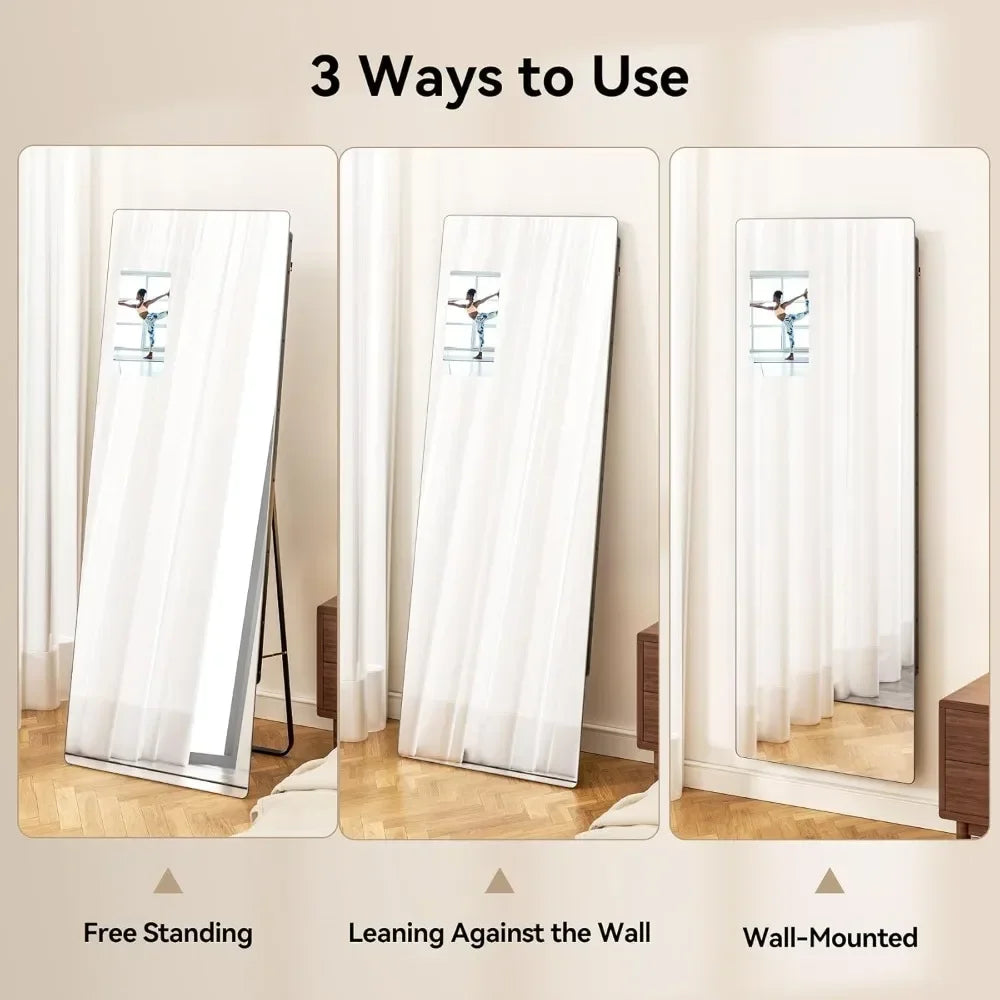 home.Great deal.Smart Home Gym Mirror, Trainer Workout Mirror with 14" Screen Display, Support Phone Casting Function